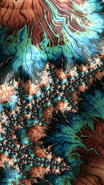 Trippy Psychedelic Fractal, Abstract, fractal HD phone wallpaper