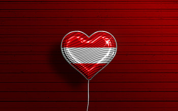 I Love Savona, , realistic balloons, red wooden background, Day of Savona, Italian cities, flag of Savona, Italy, balloon with flag, Savona flag, Savona HD wallpaper
