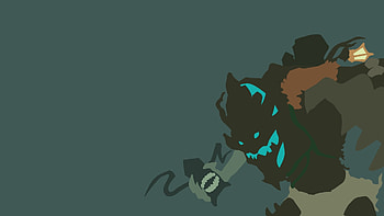 League of Legends Minimalist, Vivid colors, Minimalistic design, Stylish HD wallpaper