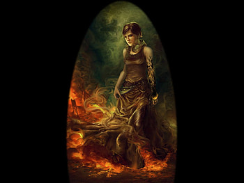 Fantasy, girl, art, female HD wallpaper