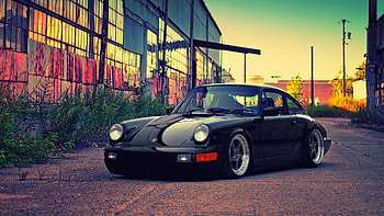 Porsche Black, porsche, cars, black HD wallpaper