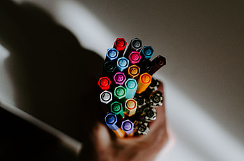 Hand, Miscellanea, Miscellaneous, Multicolored, Motley, Drawing, Painting, Markers HD wallpaper
