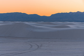 Sun Is Setting Over White Sands, nature HD wallpaper