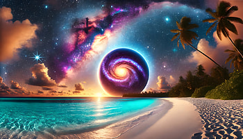 Paradise Planet, fantasy, Paradise, planet, Sci Fi, beach HD wallpaper