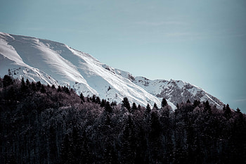 Snow Covered Mountains Landscape , snow, mountains, nature, landscape HD wallpaper