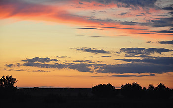 Landscape, Sunset, Clouds HD wallpaper