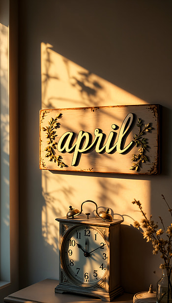 April Vibes: A Beautiful , home decor, clock, sunlight HD phone wallpaper