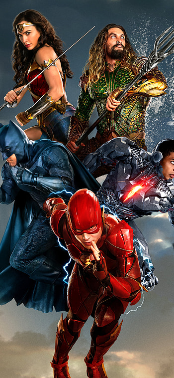 Aquaman, Batman, Movie, Justice League, Ben Affleck, Jason Momoa, Wonder Woman, Cyborg (Dc Comics), Ezra Miller, Ray Fisher, Flash, Gal Gadot HD phone wallpaper