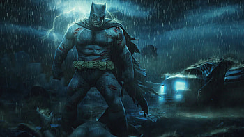 The Injured Batman, batman, superheroes, artist, artwork, digital-art HD wallpaper