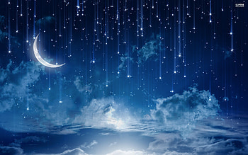 Feed - The Beautiful Night Sky Landscape HD wallpaper