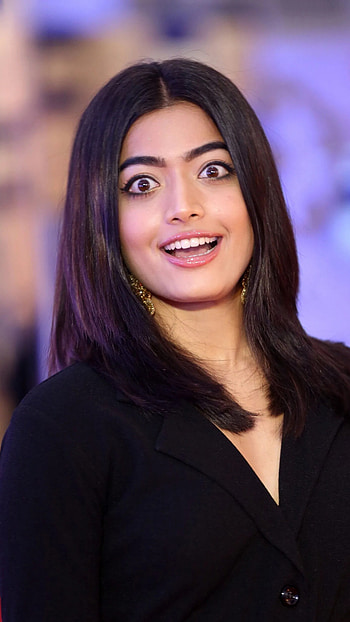 Rashmika Mandanna Ki, Black, Dress HD phone wallpaper