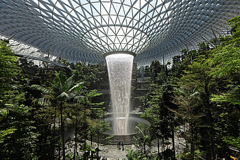 Singapore Changi International Airport, Unique cultural experience, Architectural wonder, Iconic landmark HD wallpaper