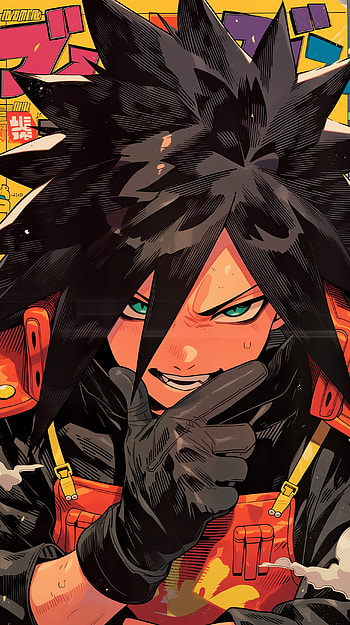 Retro Anime Madara: Naruto Villain , retro anime, Naruto, Madara Uchiha, Villain HD phone wallpaper