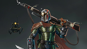 The Mandalorian New Suit , the-mandalorian, tv-shows, star-wars, artwork, artstation HD wallpaper
