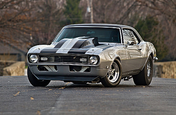 Auto, Cars, Front View, 1968, Camaro, Chevy HD wallpaper