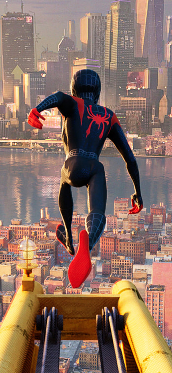 Miles Morales in Spider-Man: Into the Spider-Verse, 2018 XS HD phone wallpaper