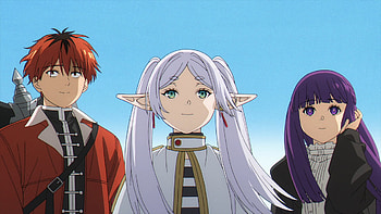 Frieren: Beyond Journey's End — Anime : Stark, Frieren & Fern, Anime, Frieren: Beyond Journey's End, Stark (Frieren: Beyond Journey's End), Frieren (Frieren: Beyond Journey's End), Fern (Frieren: Beyond Journey's End) HD wallpaper