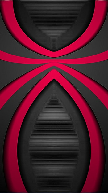 treterte, red, new, amoled, curves, modern, shapes, texture, black, dark, galaxy, lines, plus HD phone wallpaper