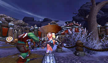 Dance the night away, Blood elf, WoD, Horde, Garrison HD wallpaper