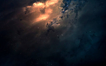Universe, Stars, Nebula, Galaxy, Glow HD wallpaper