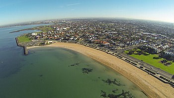 Aerial Beach Scene, Australia, Nature, Beaches, Cityscapes, Australia HD wallpaper