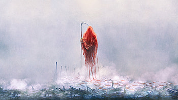 Creepy Reaper , grim-reaper, artist, artwork, digital-art HD wallpaper