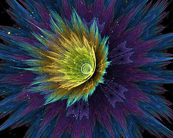 Abstract, Smoke, Flower, Lines HD wallpaper