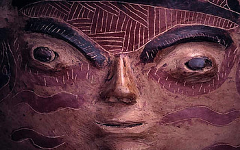 Tribal Mask 1, wide screen, abstract, mask, graphy, tribal HD wallpaper