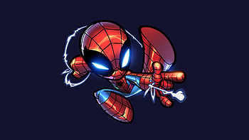 Chibi Spiderman Artwork, spiderman, artwork, superheroes, artist, digital-art, deviantart HD wallpaper