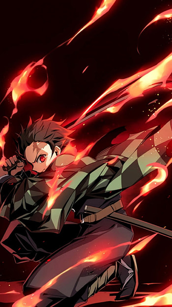 Tanjiro, Demon HD phone wallpaper
