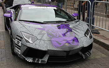 Lamborghini, Cars, Aventador, Supercar, Gumball 3000 HD wallpaper