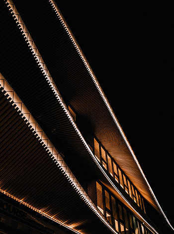 Architecture, Dark, Backlight, Illumination, Roof HD phone wallpaper