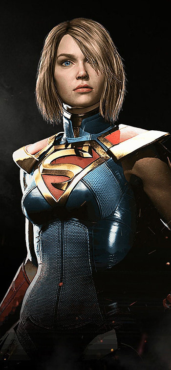 Injustice 2, Supergirl, , Powerful superheroes HD phone wallpaper