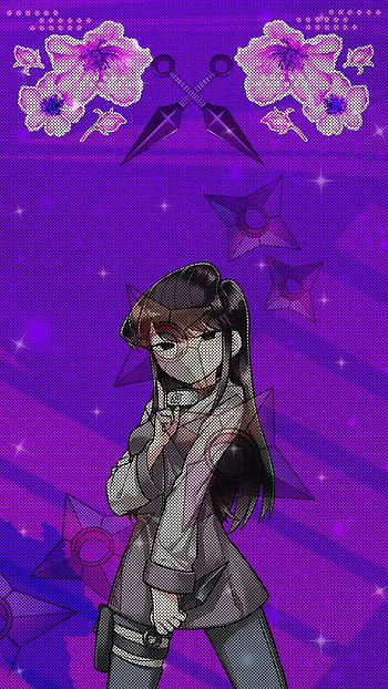Komi Hyuga edit, gualandi, kunoichi HD phone wallpaper