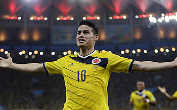 2014 FIFA World Cup, James Rodriguez HD wallpaper