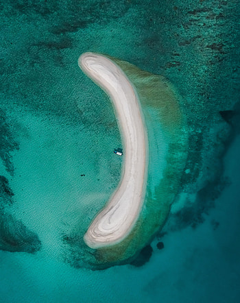 Nature, Sand, View From Above, Ocean, Island HD phone wallpaper