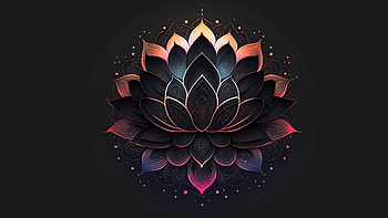 Minimalist Lotus Art: Elegant Floral Harmony, lotus, artistic, minimalist HD wallpaper