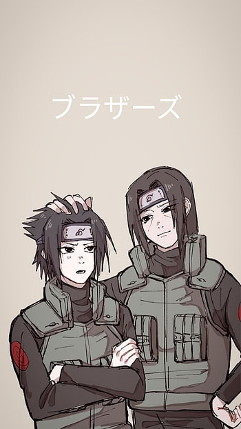 Sasuke & İtachi, naruto, sasukeitachi, art, uchiha, itachi, anime HD phone wallpaper
