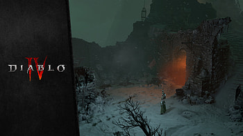 Diablo 4 - Fractured Peaks, video game, Diablo IV, fantasy, landscape, dark atmosphere, fantasy landscape HD wallpaper