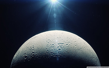 moon, from, space, moonfromsun, sun, moons HD wallpaper