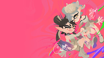 Splatoon Vibes: Inked Duo, Splatoon HD wallpaper