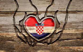 I love Croatia, , wooden carving hands, Day of Croatia, Flag of Croatia, creative, Croatia flag, Croatian flag, Croatia flag in hand, Take care Croatia, wood carving, Europe, Croatia HD wallpaper