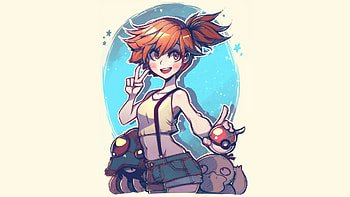 Art, misty, pokémon HD wallpaper