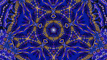 Abstract, Pattern, Fractal, Kaleidoscope HD wallpaper