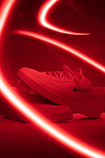Miscellanea, Miscellaneous, Sneakers, Stripes, Streaks, Glow, Footwear HD phone wallpaper