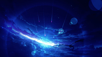 digital, sky, Stars, cloud HD wallpaper