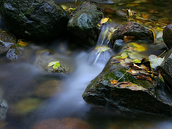 Landscape, Stones, Waterfalls HD wallpaper