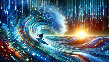 Digital Surfing in Cyberspace - Technology, internet, technology HD wallpaper