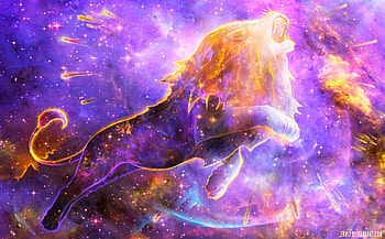 Lion Spirit, lion, artist, artwork, digital-art, deviantart HD wallpaper