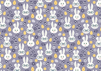 Texture, egg, bunny, blue, white, yellow, easter, rabbit, pattern HD wallpaper
